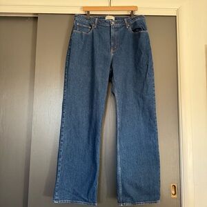 Abercrombie 90s Relaxed Jean Curve Love sz 33 LONG